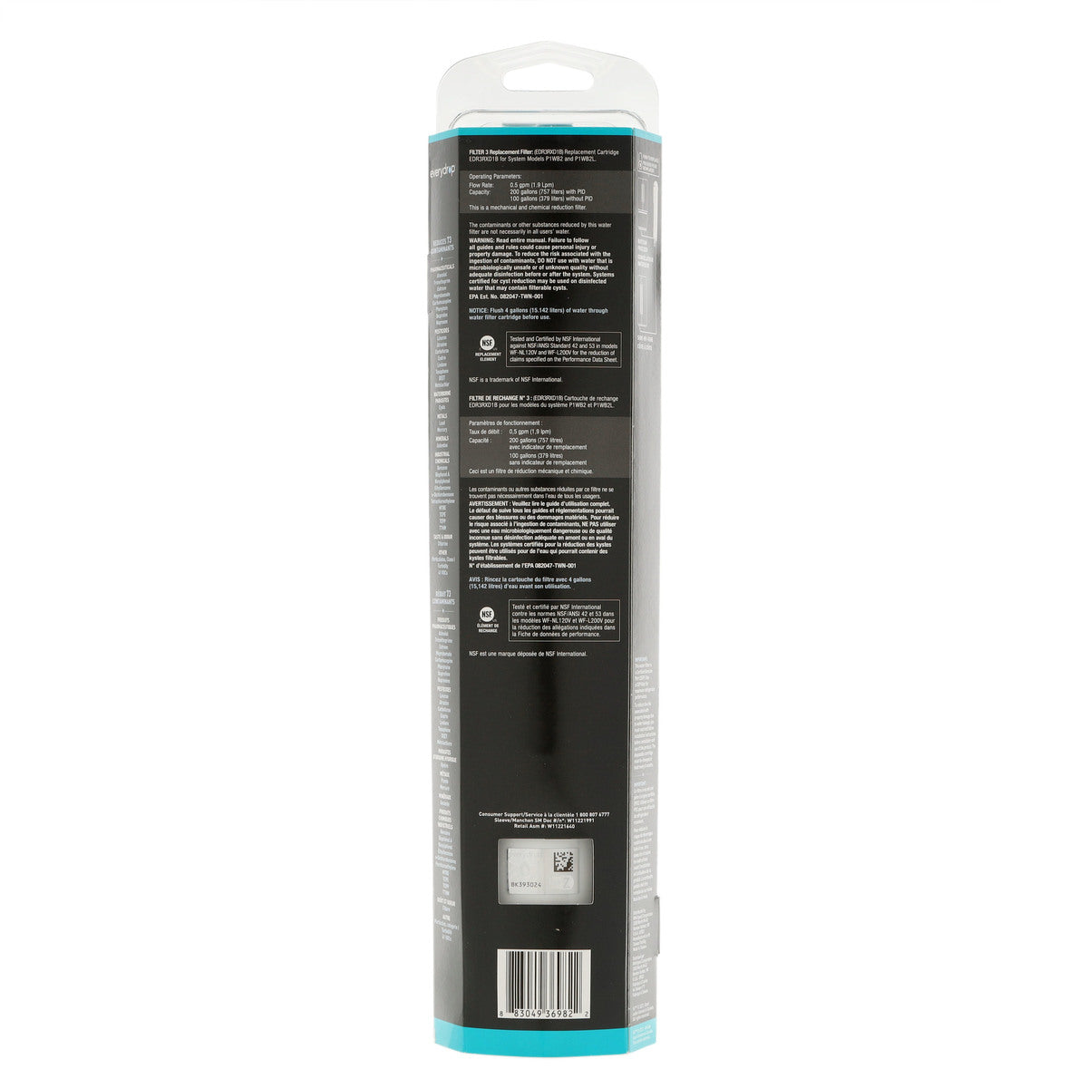 Whirlpool EDR3RXD1B #3 EveryDrop Refrigerator Water Filter-11