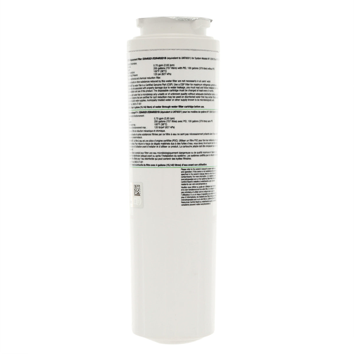 Whirlpool EDR4RXD1B #4 EveryDrop Refrigerator Water Filter-4