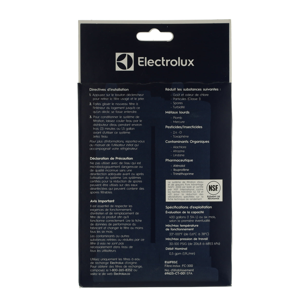 EWF01C Electrolux Refrigerator Water Filter-11