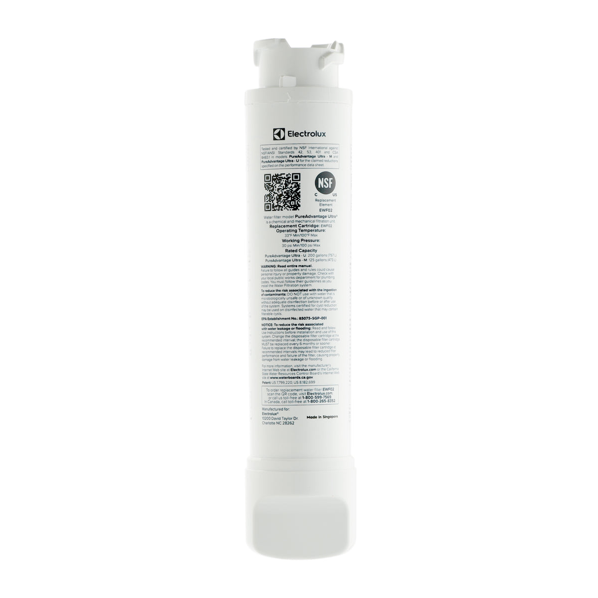 EWF02C Frigidaire Refrigerator PureAdvantage Ultra Water Filter-2