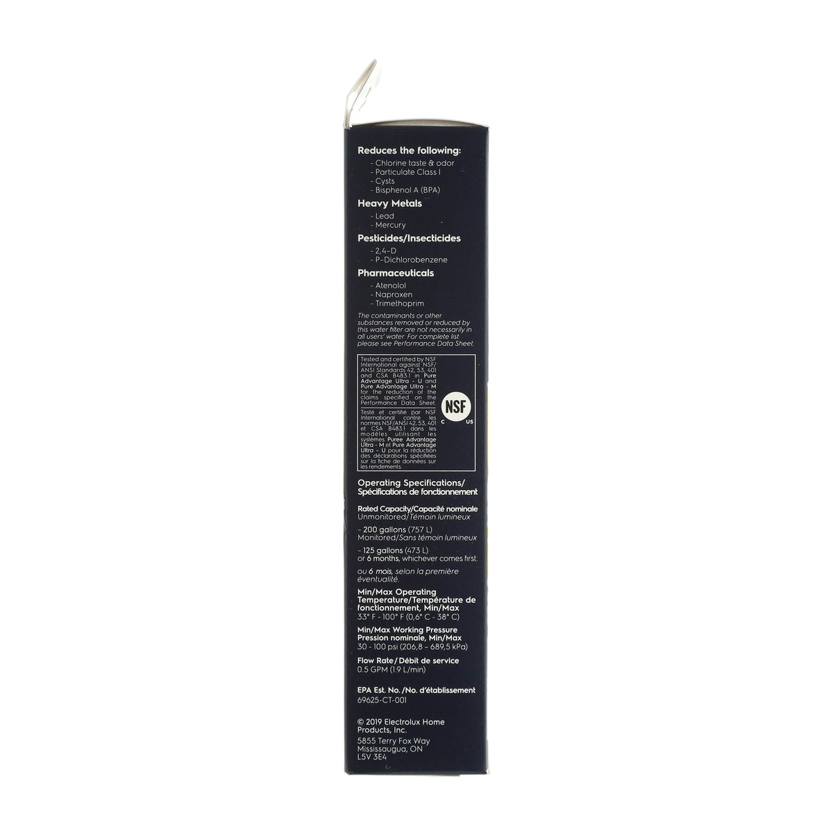 EWF02C Frigidaire Refrigerator PureAdvantage Ultra Water Filter-9