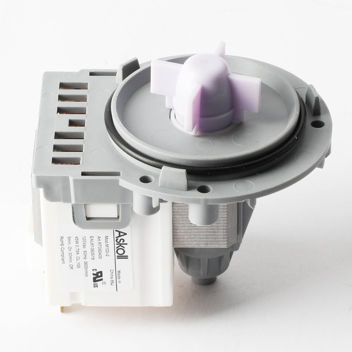 EAU61383518 AC Pump Motor Assembly for LG/Kenmore Dishwasher -5