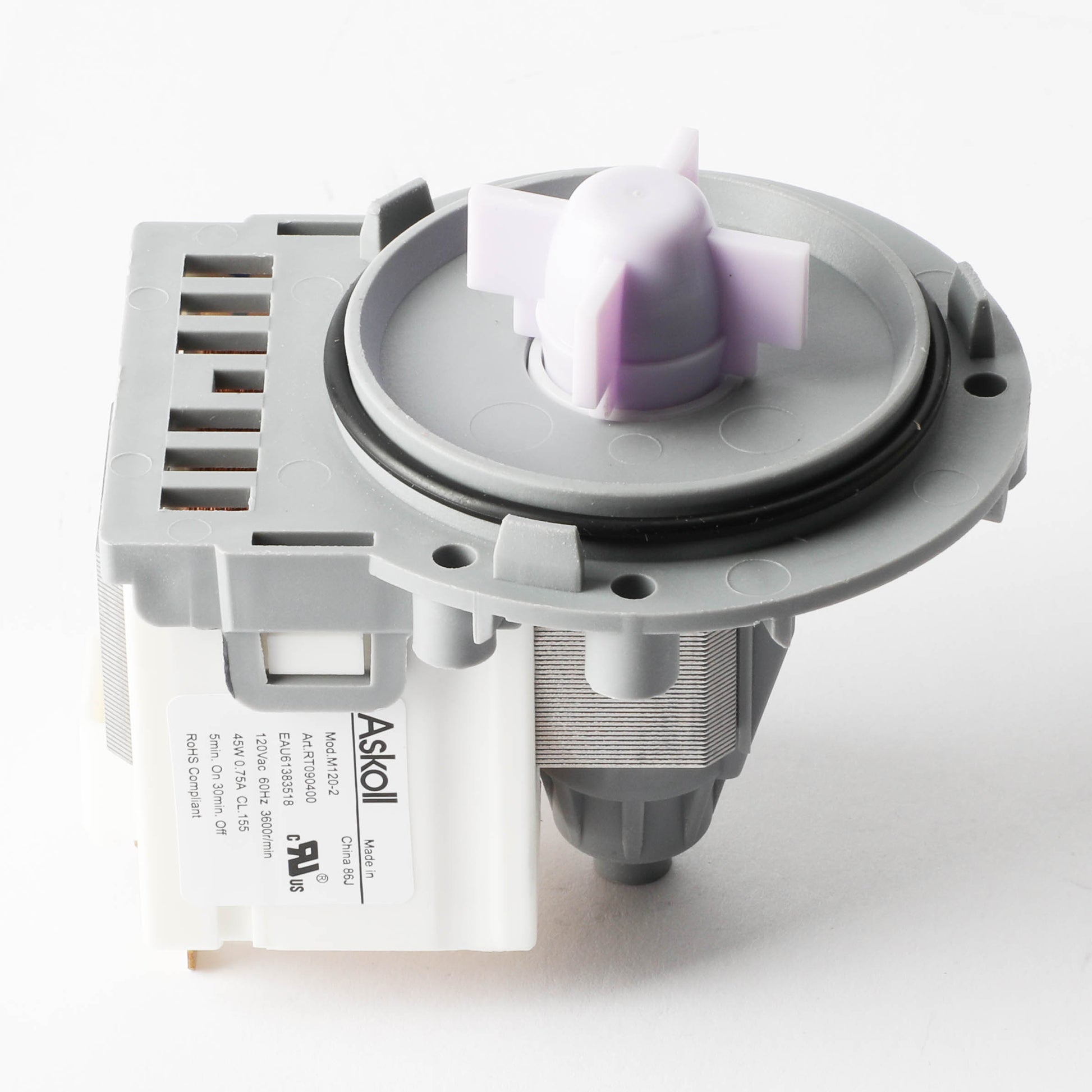 EAU61383518 AC Pump Motor Assembly for LG/Kenmore Dishwasher -5