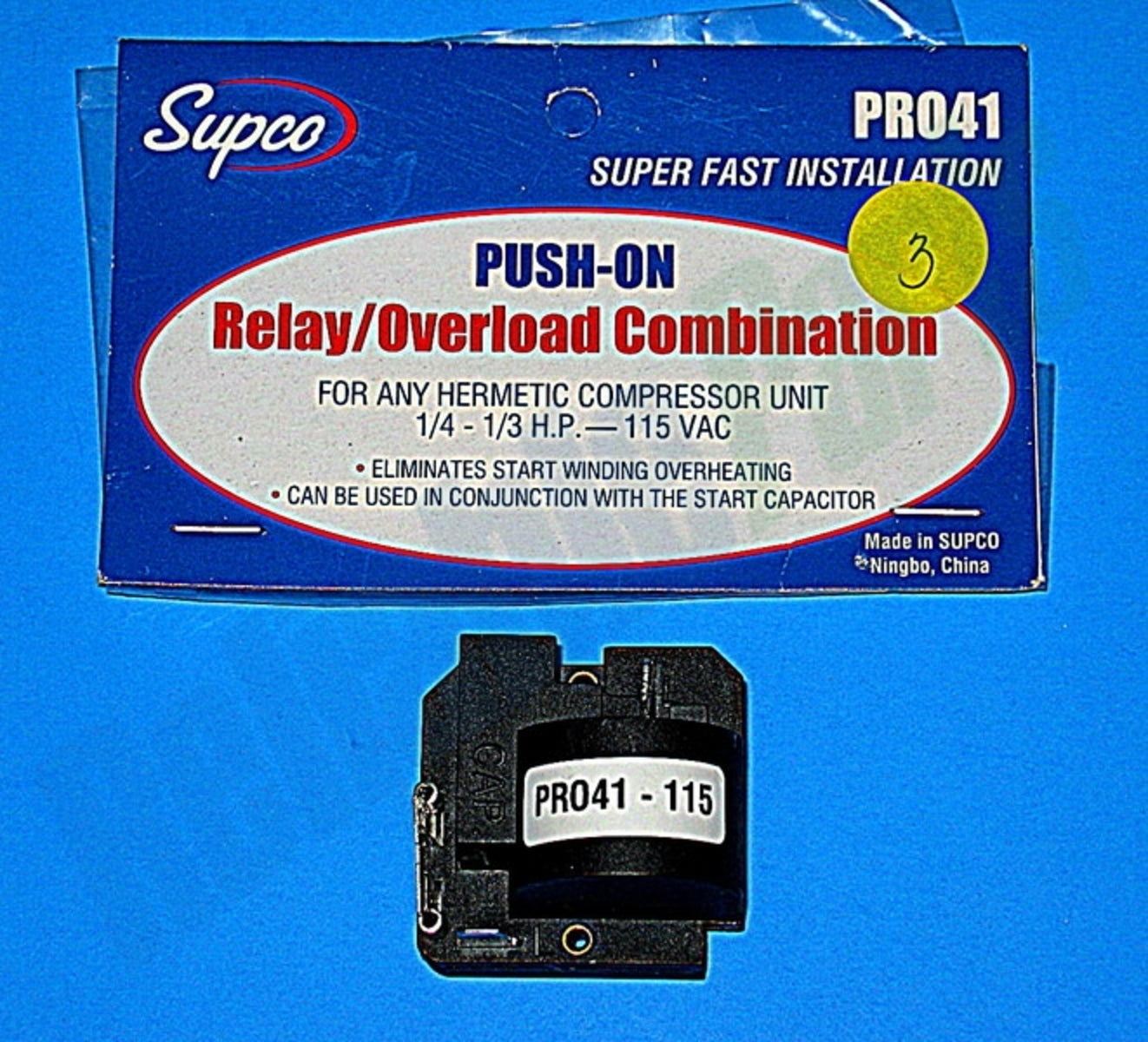 PRO41 PRO RELAY, PUSH ON-1