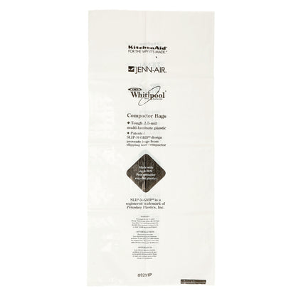 W10165293RB Whirlpool Trash Compactor 60-Pack Plastic Bags - 18"Models-5