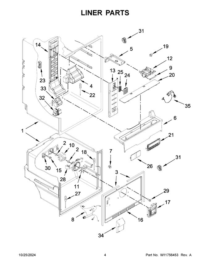 Diagram image for: W10360550