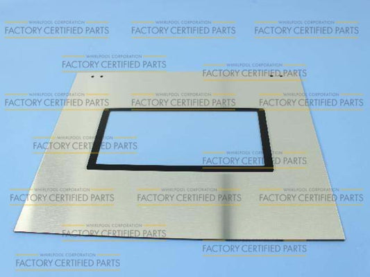 W10401225 Whirlpool Range Outer Door Glass, Stainless-1