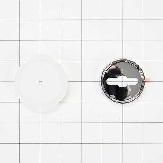 W10814133 Whirlpool Range Knob Bezel Kit, Stainless-1
