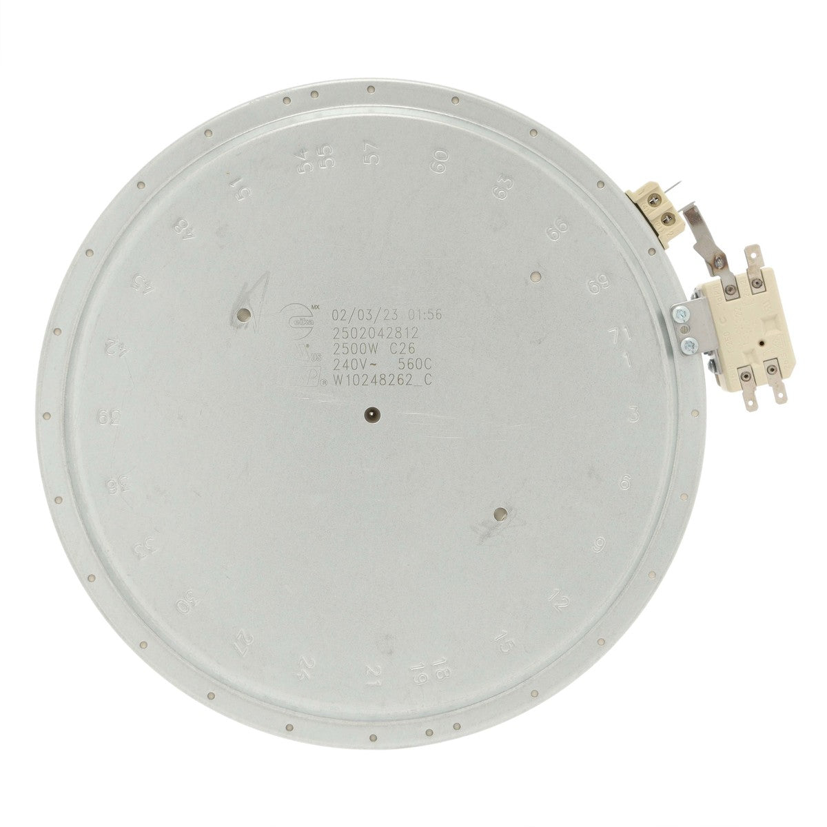 W10823696 Whirlpool Range Surface Radiant Element-3