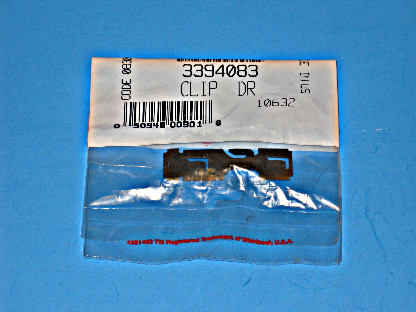 W10854425 Whirlpool Dryer Front Panel Clip-1