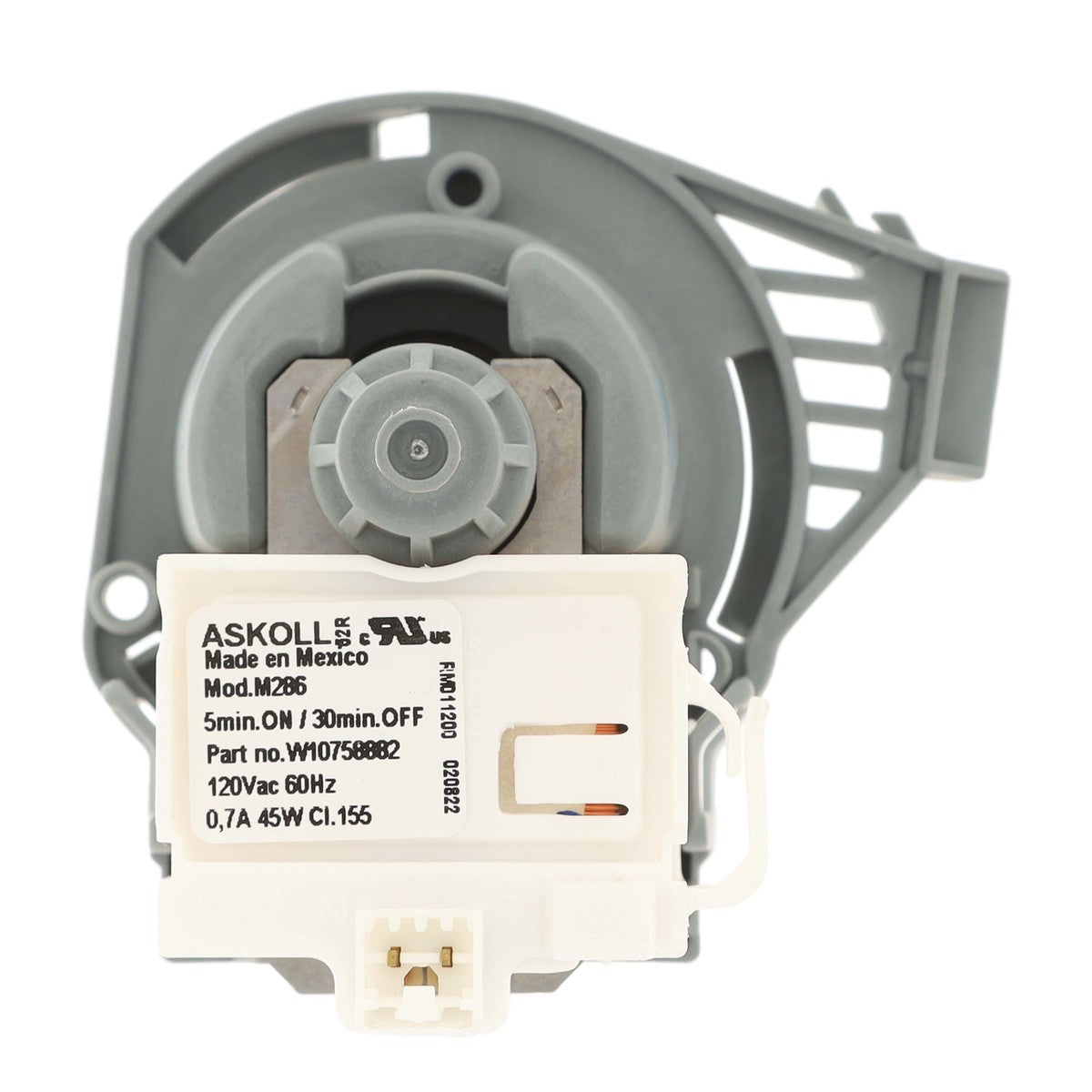 Whirlpool W10914557 PUMP-DRAIN-4