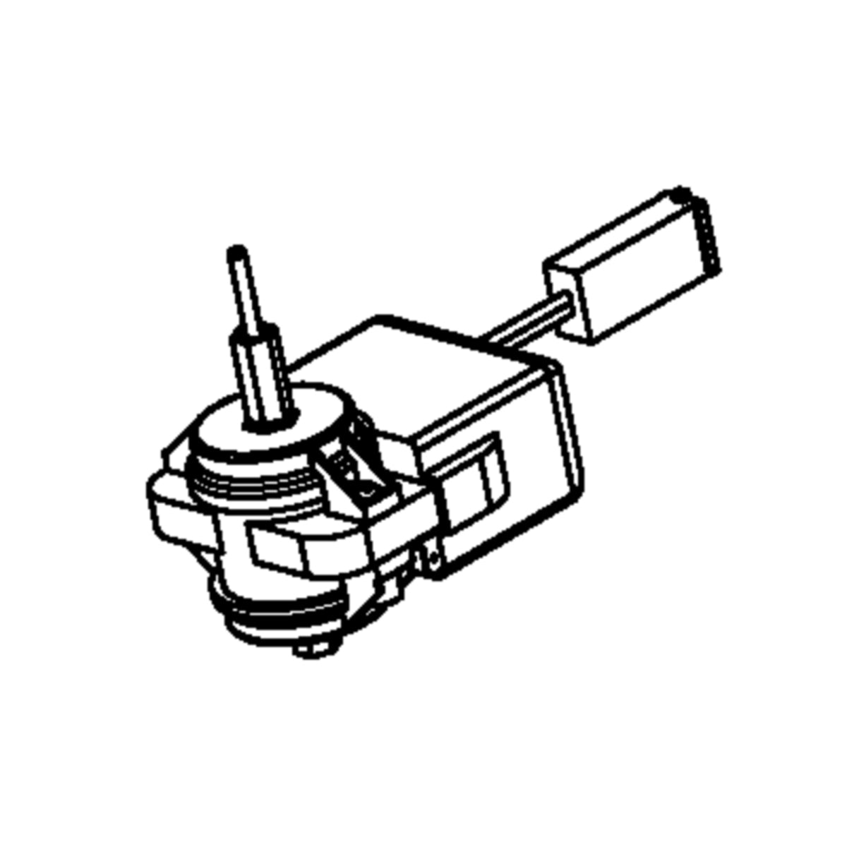 Whirlpool W11396715 MOTOR-EVAP-1