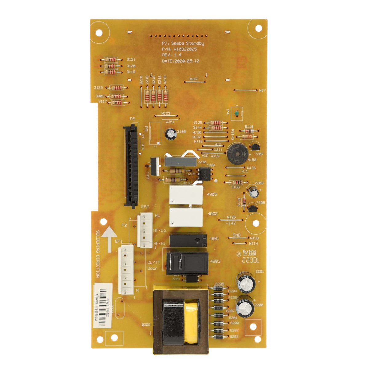 W11544455 Whirlpool Microwave Electronic Control Board-4