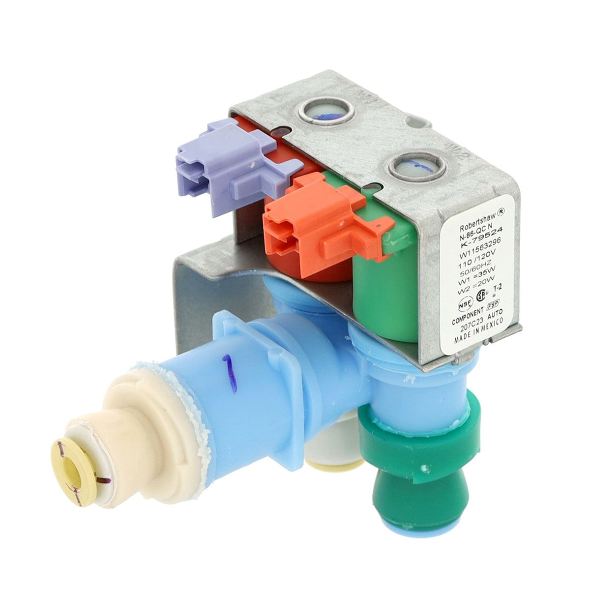 W11645245 Whirlpool Refrigerator Water Inlet Valve-1