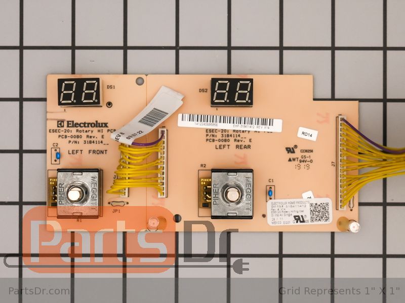 Frigidaire Range Control Assembly Complete 318411412 -3