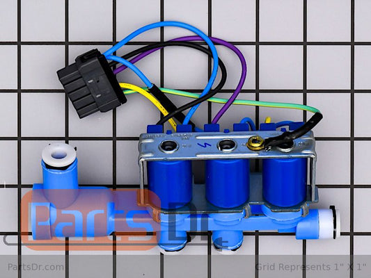 Frigidaire 5304523052 Triple Assembly Water Valve for Refrigerator -1