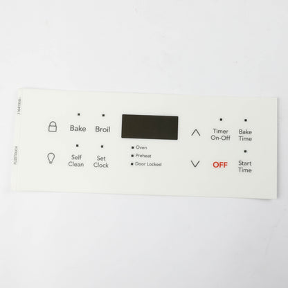 Frigidaire 316419381 White Clock Overlay for ES330 Oven Range -1