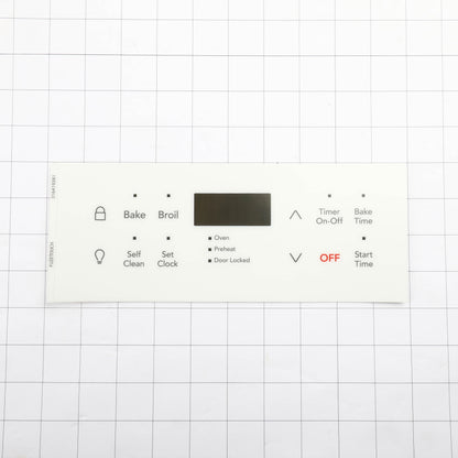 Frigidaire 316419381 White Clock Overlay for ES330 Oven Range -2