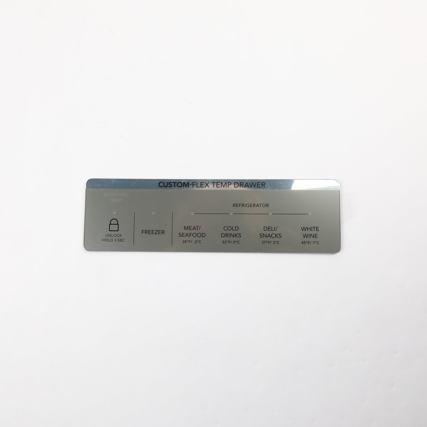 Frigidaire 5304529277 Middle User Interface Overlay 1