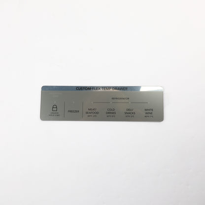 Frigidaire 5304529277 Middle User Interface Overlay 1