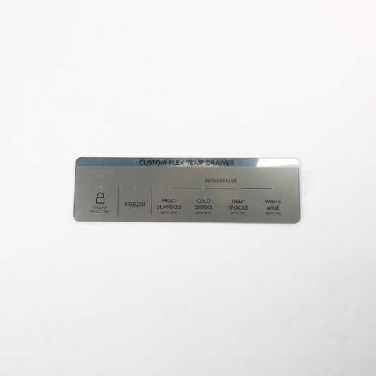 Frigidaire 5304529277 Middle User Interface Overlay 1