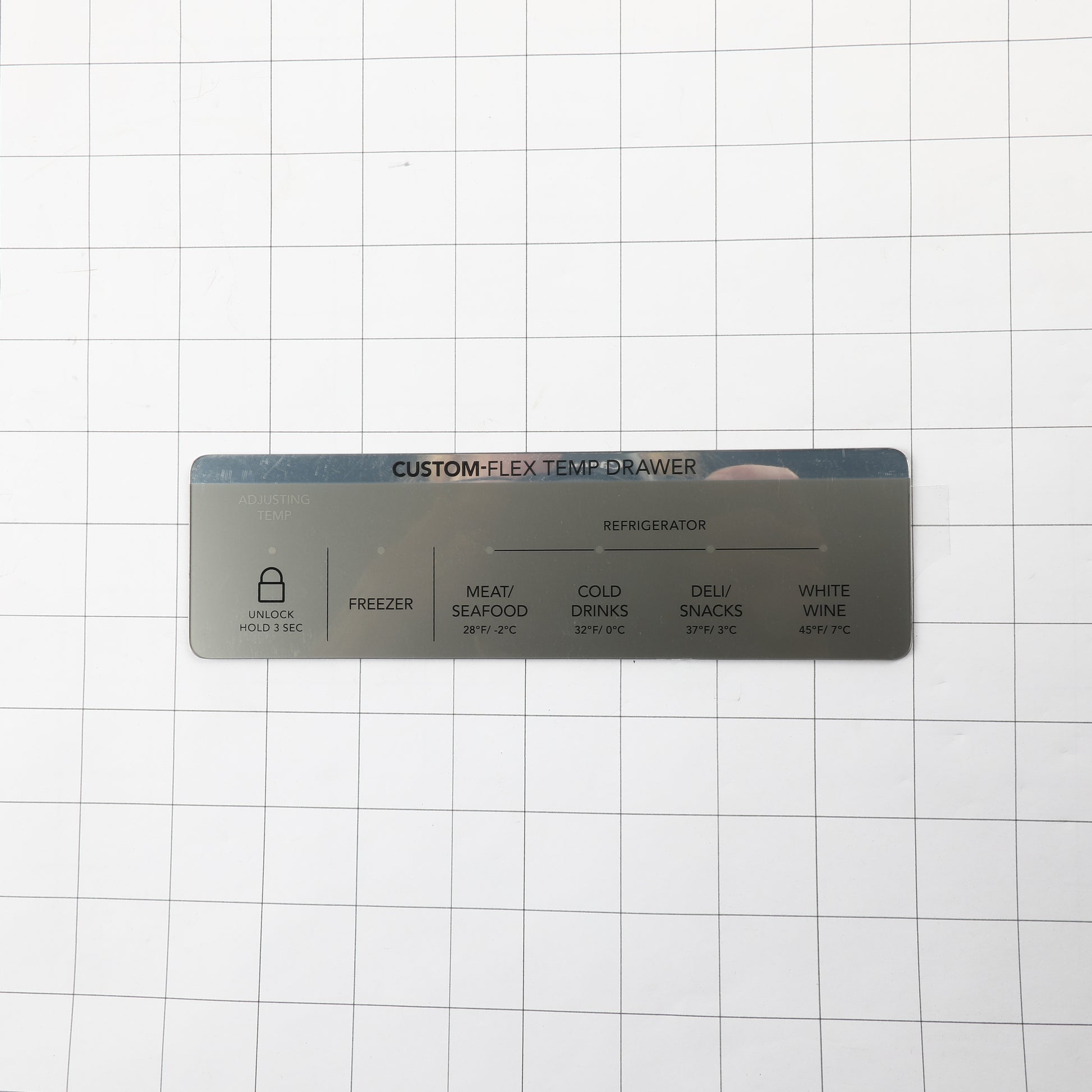 Frigidaire 5304529277 Middle User Interface Overlay 2