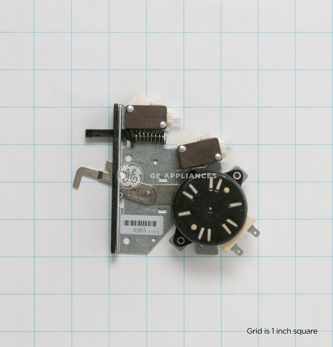 GE WG02F02743 LATCH AND TAPE ASM 150-1