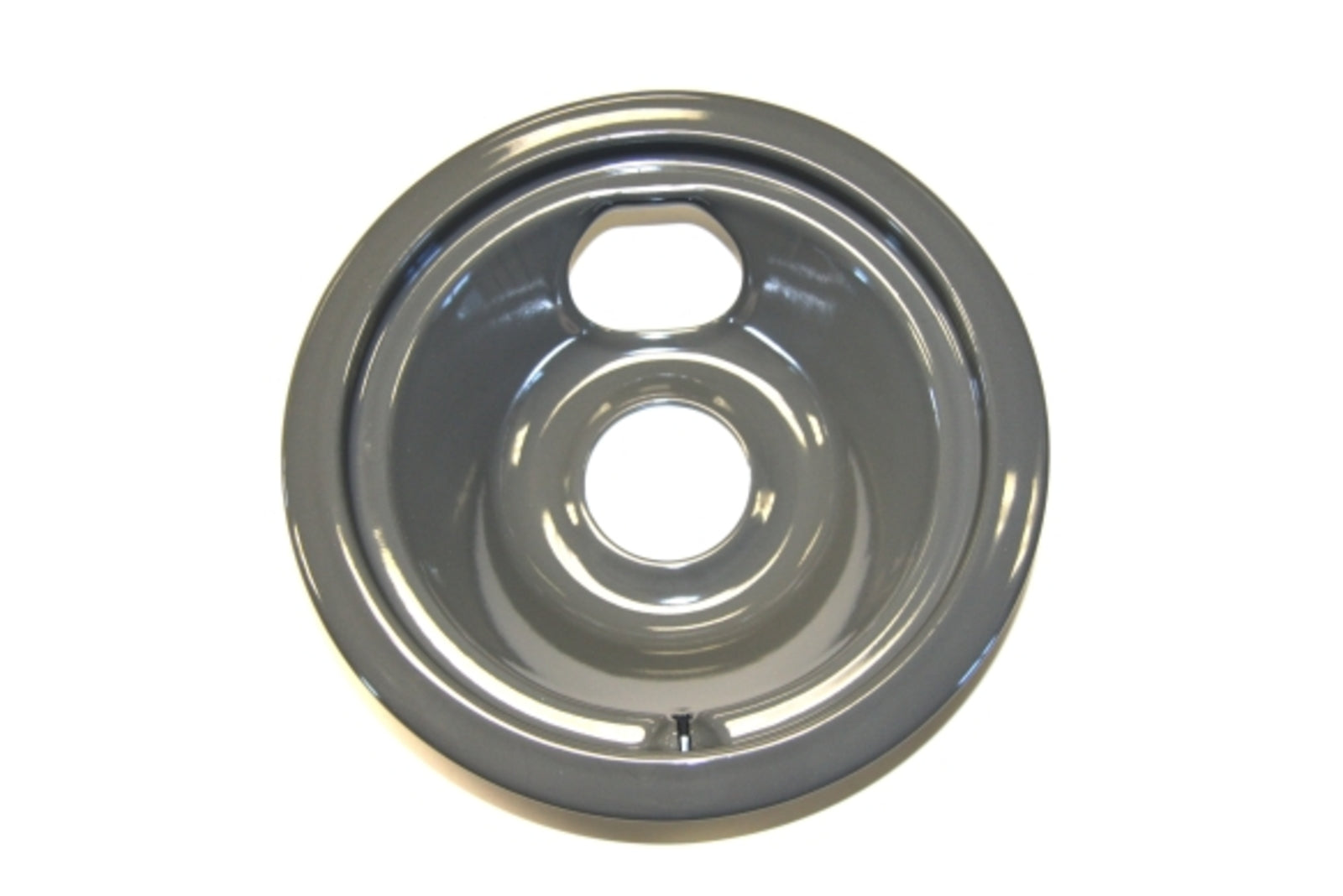 GE WG02L01858 6" DRIP PAN GREY PORCELAIN-1