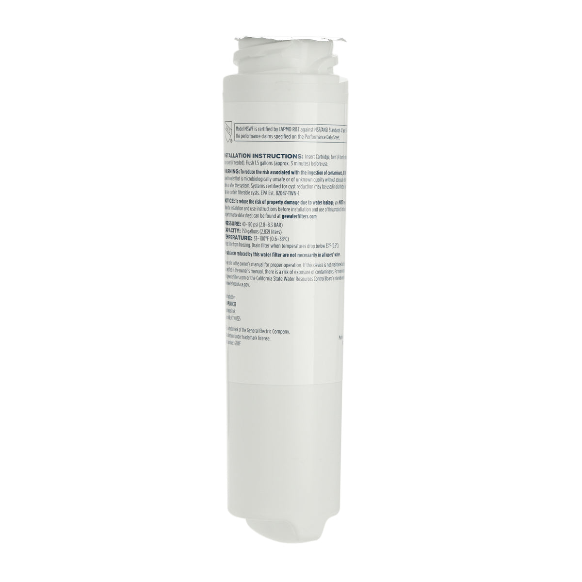 WG03F00675 GE Refrigerator GSWF GE SmartWater Filter-3