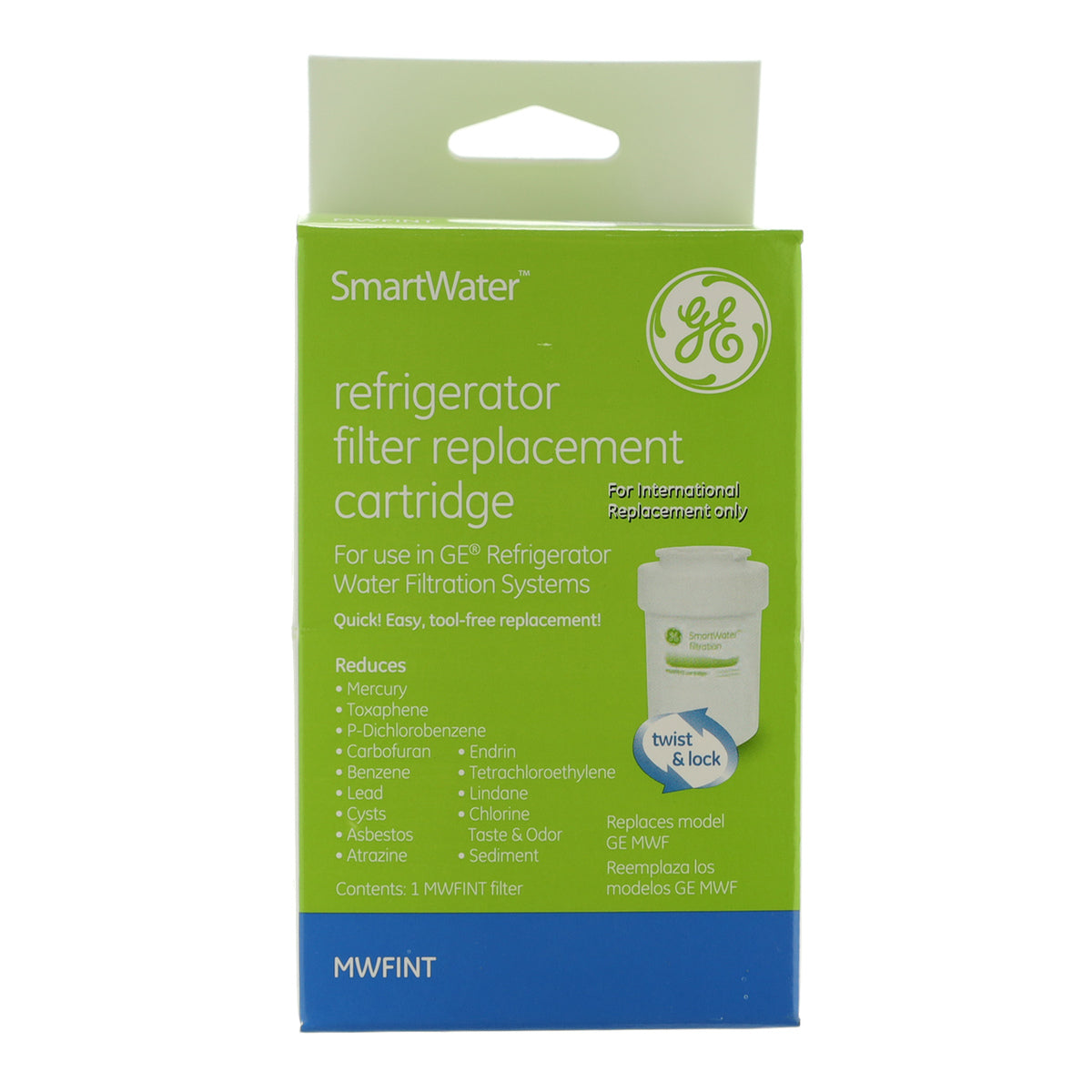 WG03F00835 MWF GE Refrigerator Water Filter-2