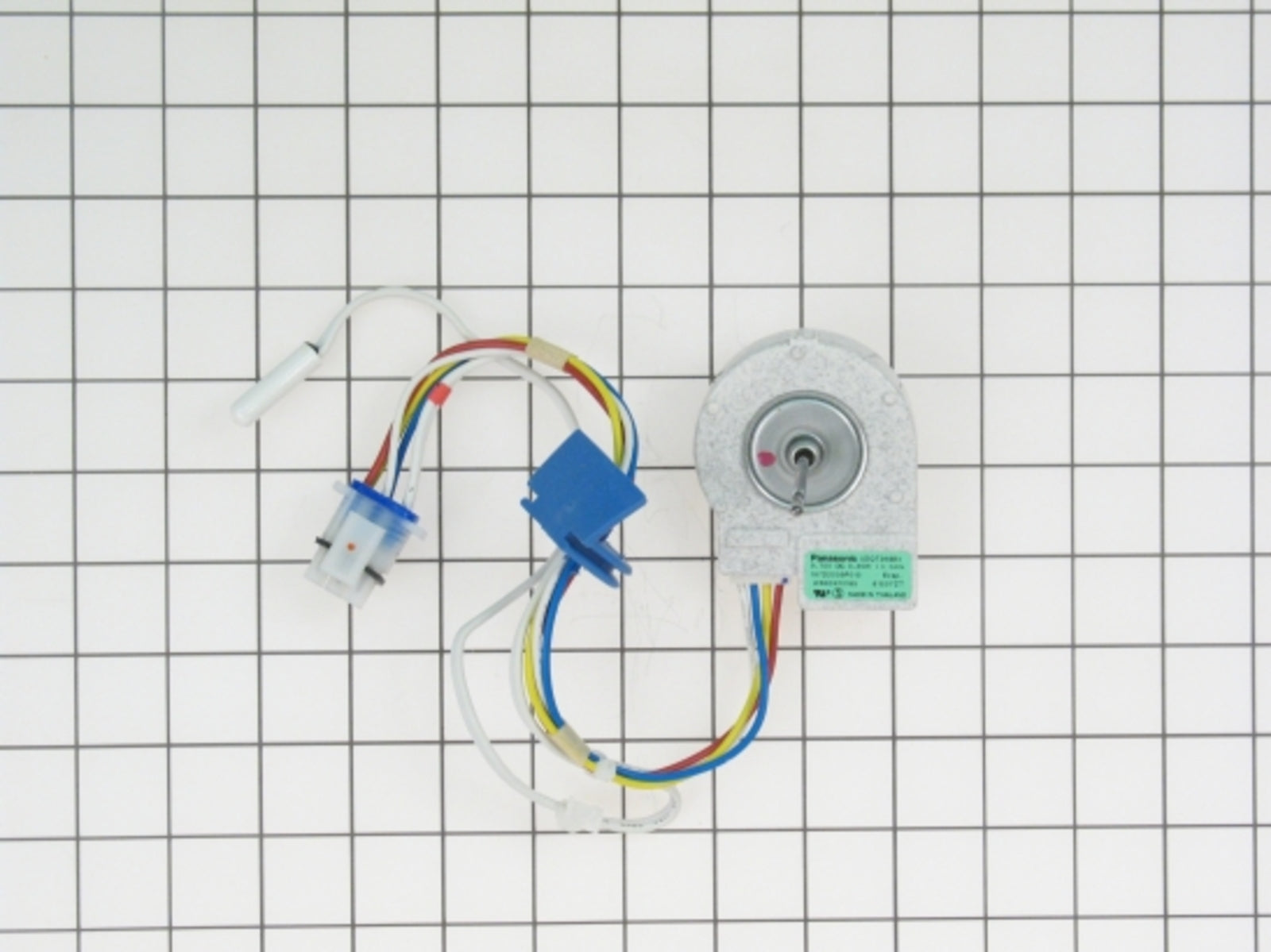 GE WG03F01503 EVAP FAN MOTOR WITH SENSOR-1