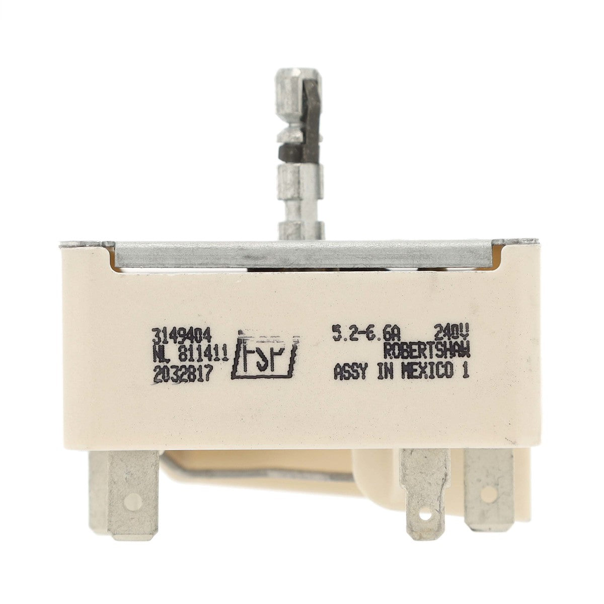 WP3149404 Whirlpool Range Infinite Switch, 6"-2