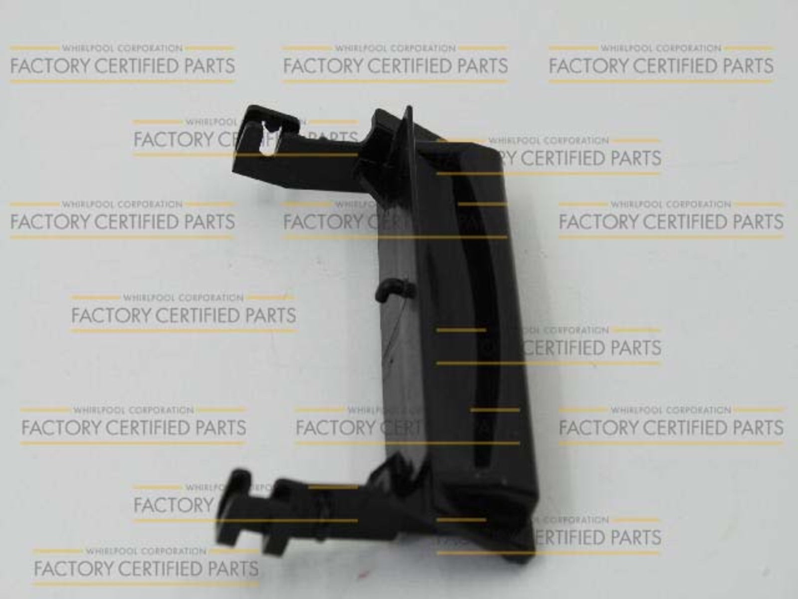 WP8269117 Whirlpool Dishwasher Door Handle, Black-1