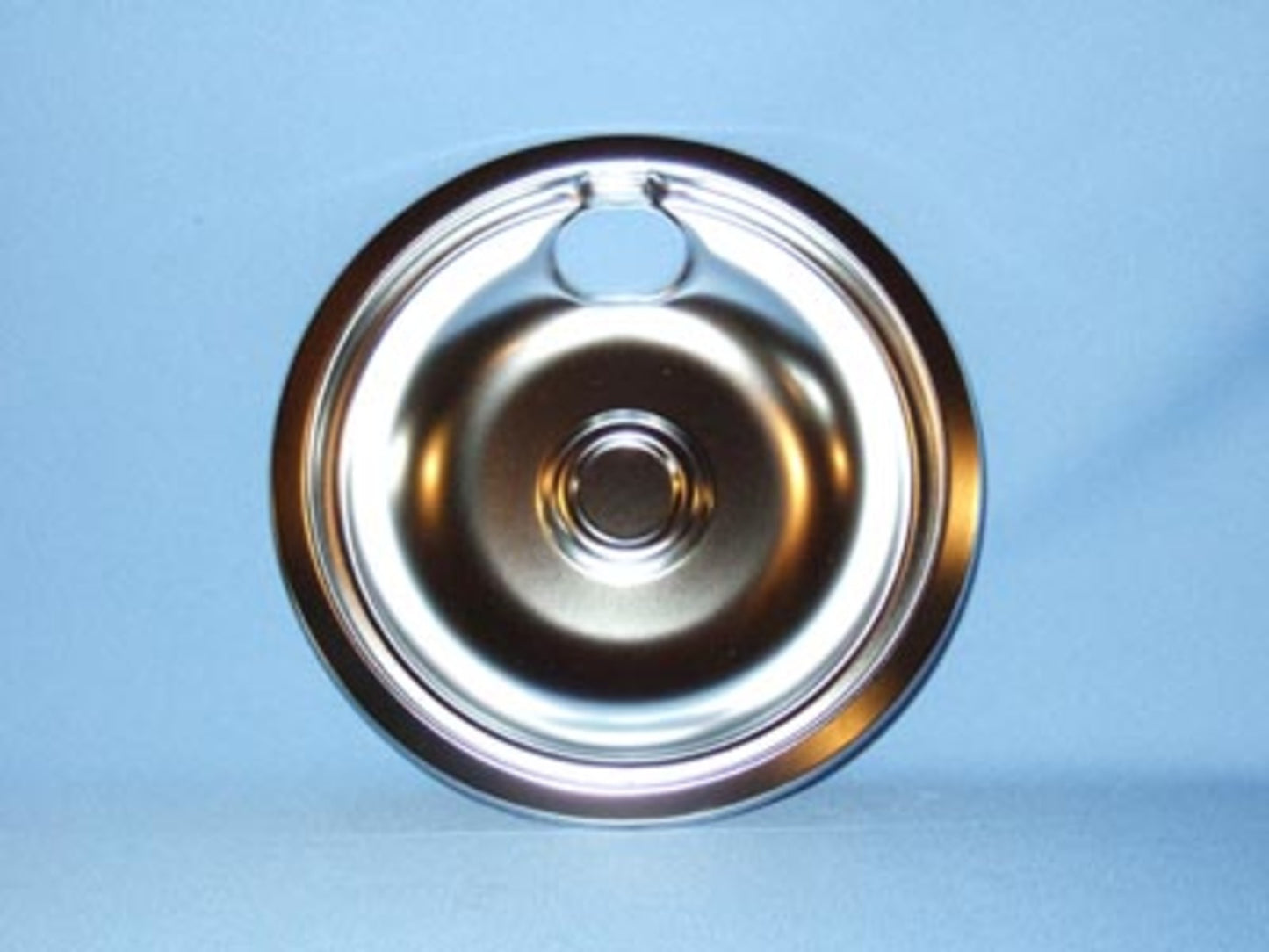 WPW10196405 Whirlpool Stove Drip Bowl - 8" Chrome-3