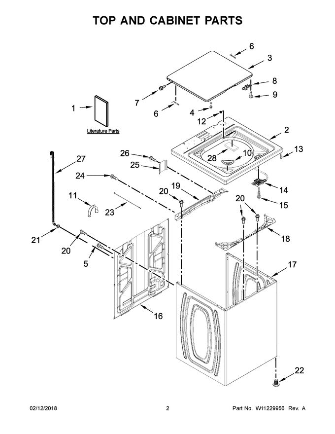 Diagram image for: WPW10213953