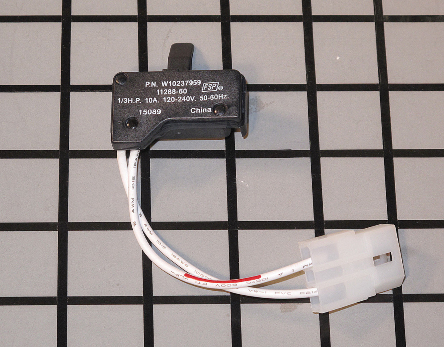 WPW10237959 Whirlpool Dryer Door Switch-1