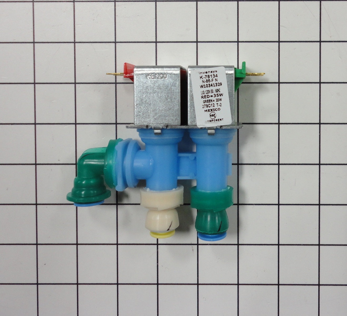 WPW10341329 Whirlpool Refrigerator Water Inlet Valve-2