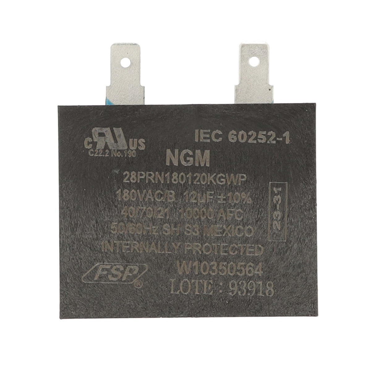 WPW10350564 Whirlpool Refrigerator Capacitor-2