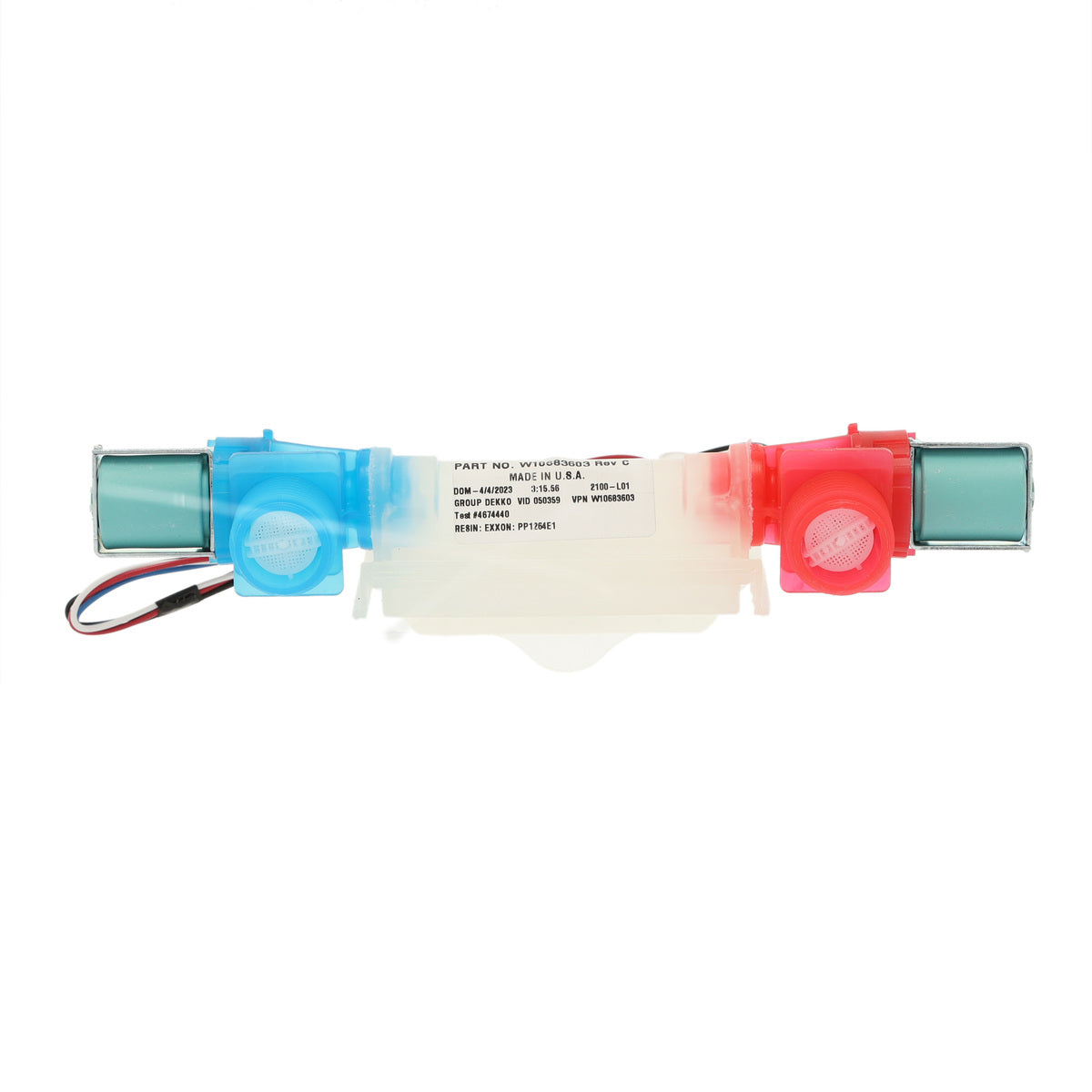 WPW10683603 Whirlpool Washer Water Inlet Valve-4
