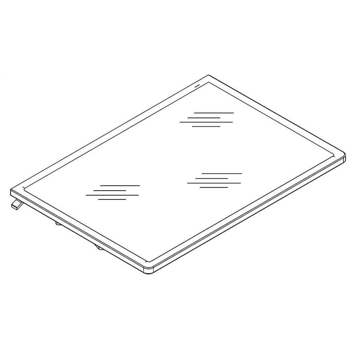 Whirlpool WPW10704017 SHELF-GLAS-1