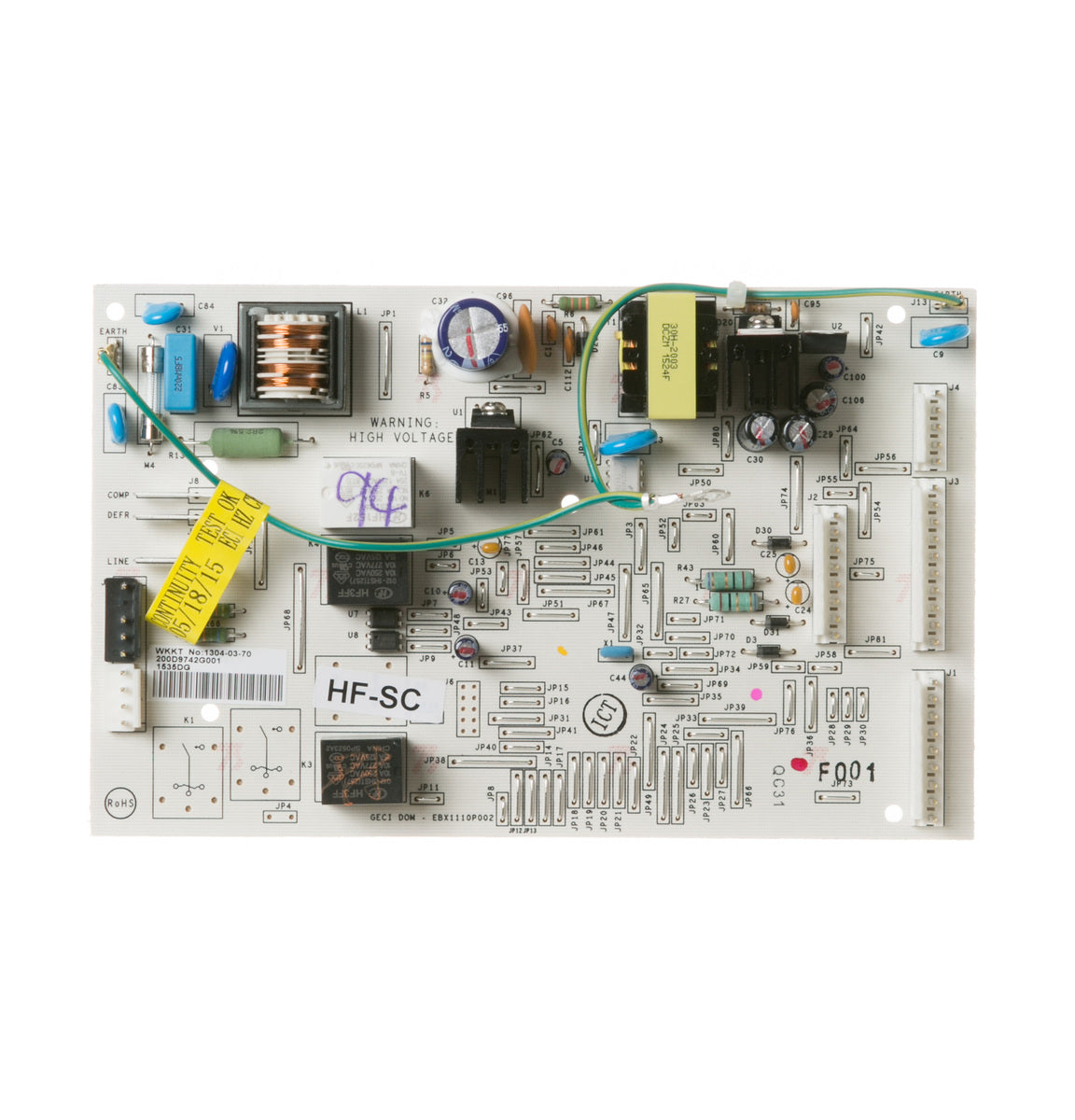 WR01F00230 GE Refrigerator Main Control Board Assembly-3