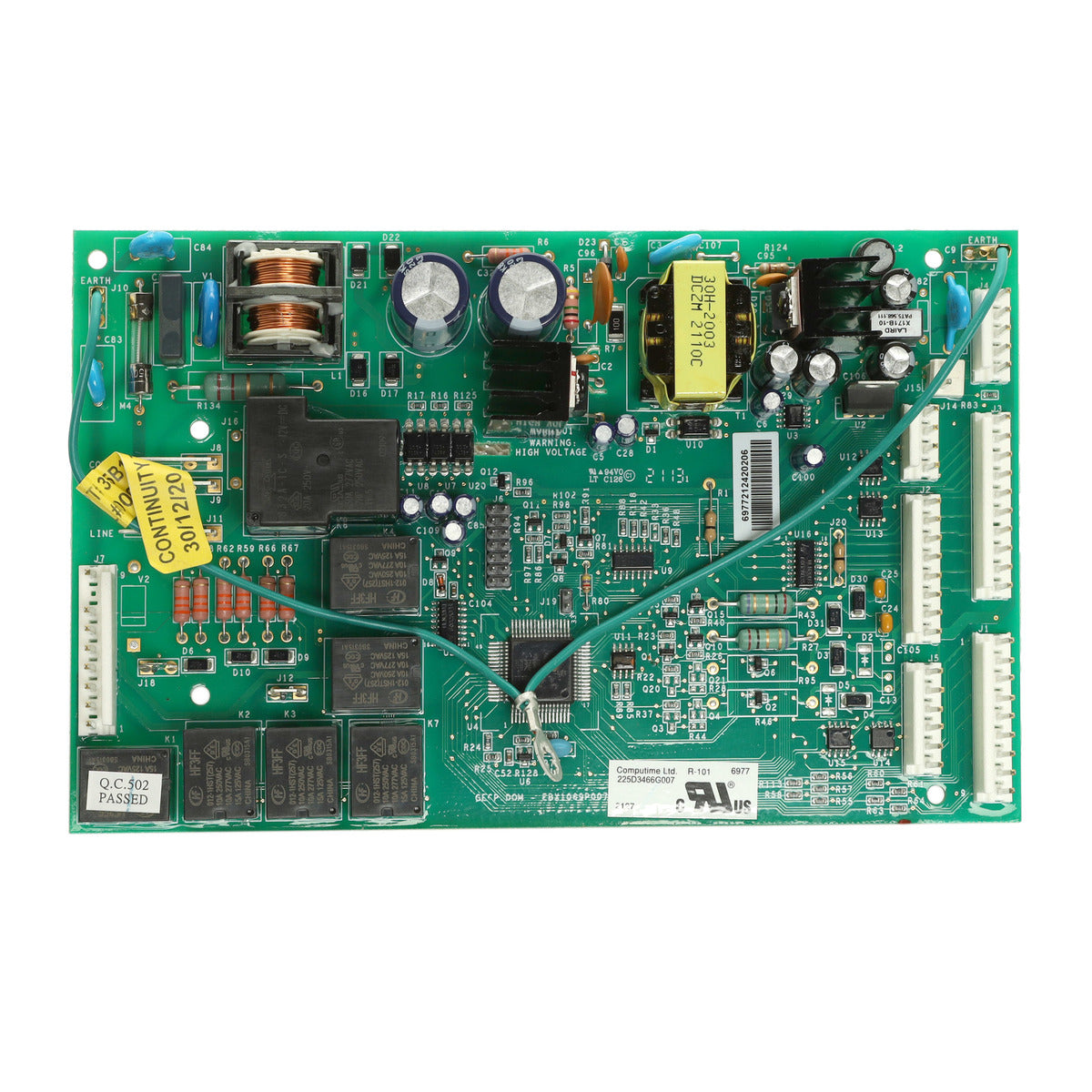 WR01F00241 GE Refrigerator Main Control Board Assembly-Replaces WR55X11098-2