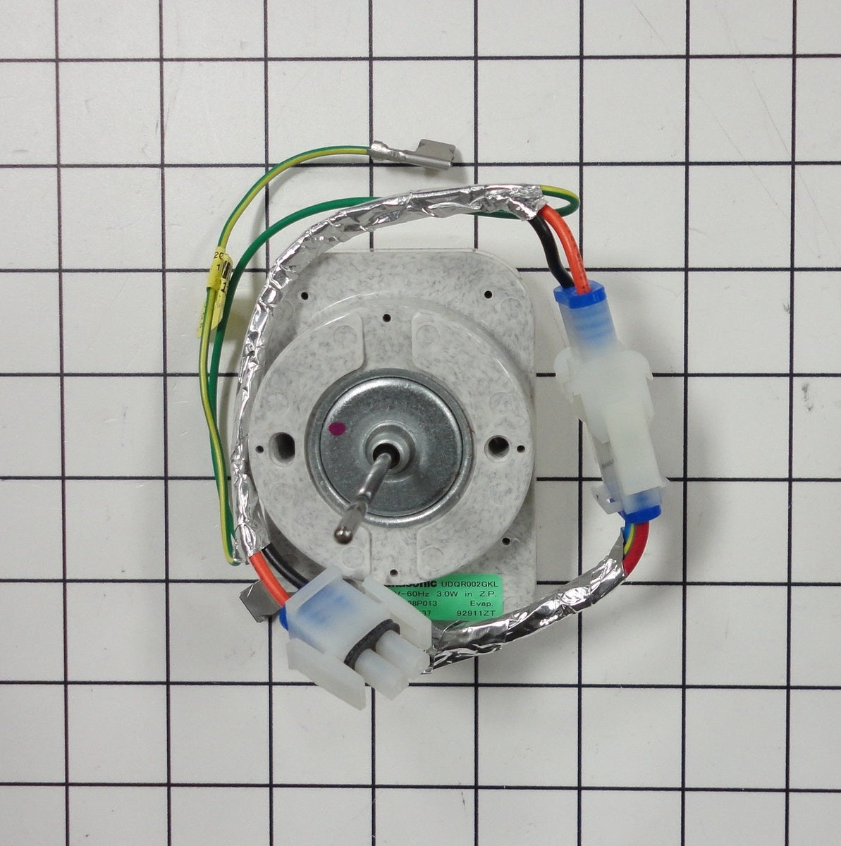 GE WR01F01592 MOTOR & JUMPER ASM-1