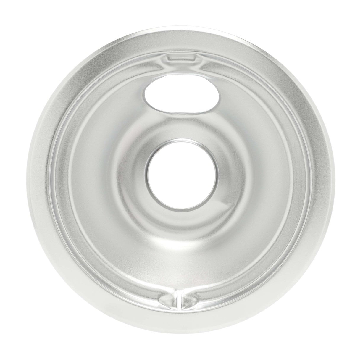 WS01L09257 GE Stove Burner Drip Pan - Regular 6" Chrome-3