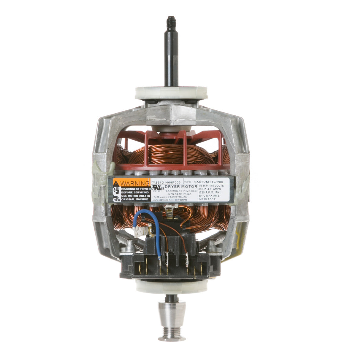 GE WW02F00521 MOTOR AND PULLEY ASSEMBLY-1