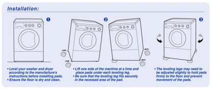 PM17X10001 Anti-Shake Pads for Washer and Dryer -3