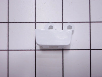 5303323480 Frigidaire Refrigerator Door Shelf End Cap, Right Hand, White-1