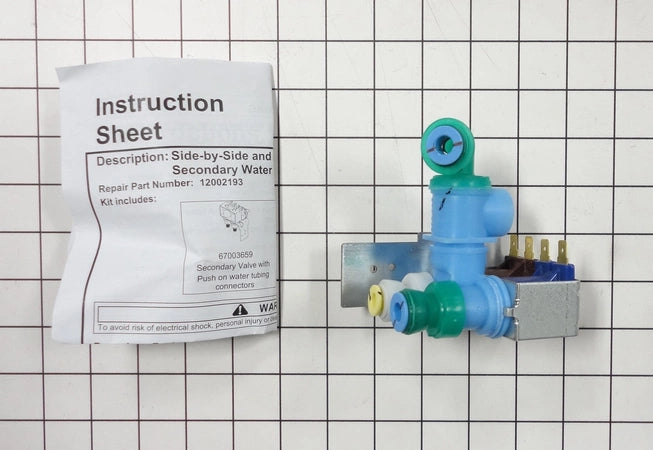 Whirlpool 12002193 Refrigerator Water Inlet Valve-1