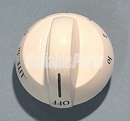 316220008 Frigidaire Range Burner Control Knob, White-6