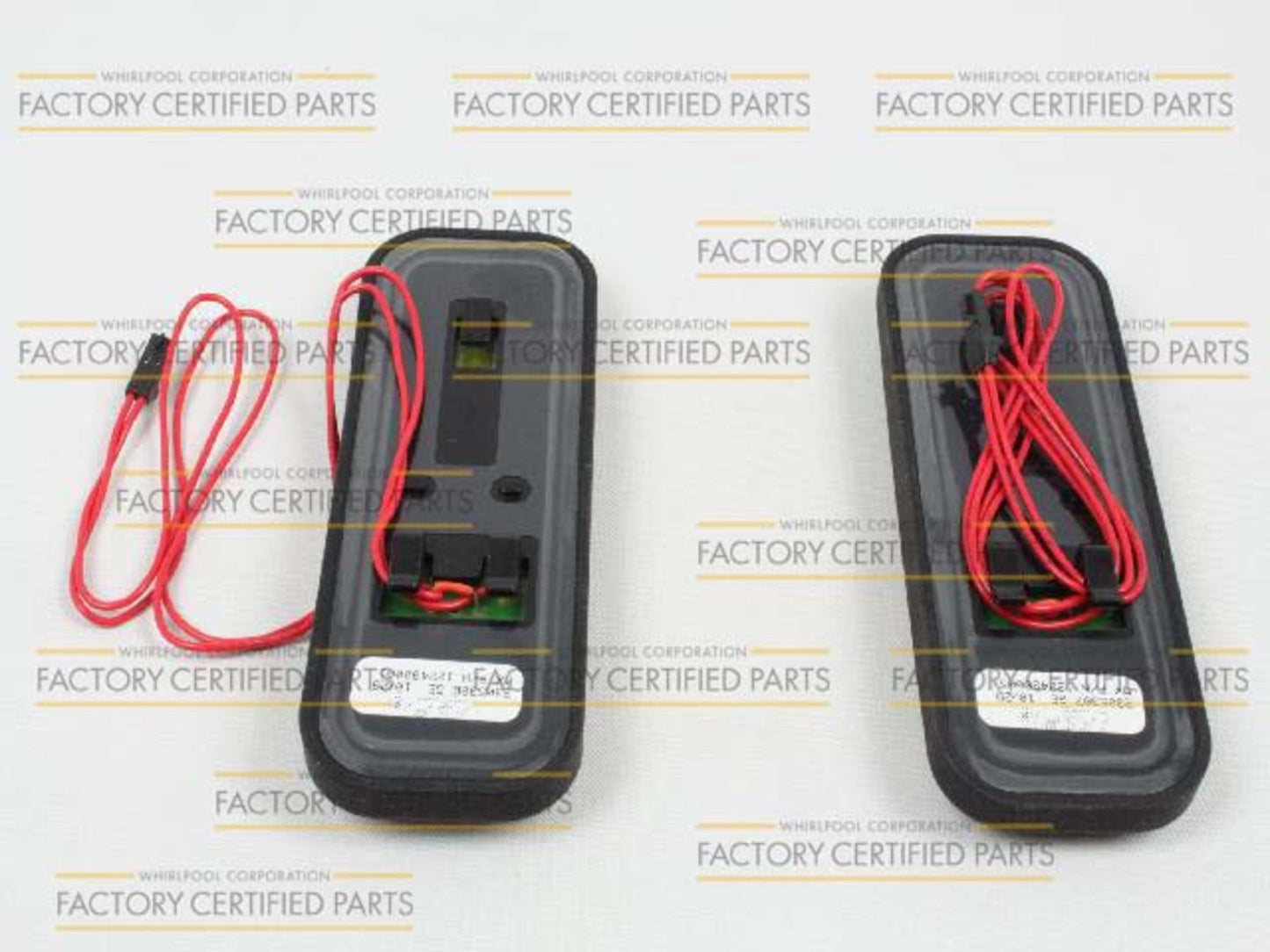 W10133603 Whirlpool Refrigerator Dispenser Actuator Pad Set-1